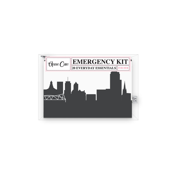 Syracuse NY Skyline Mini Wallet Emergency Kit - For Her