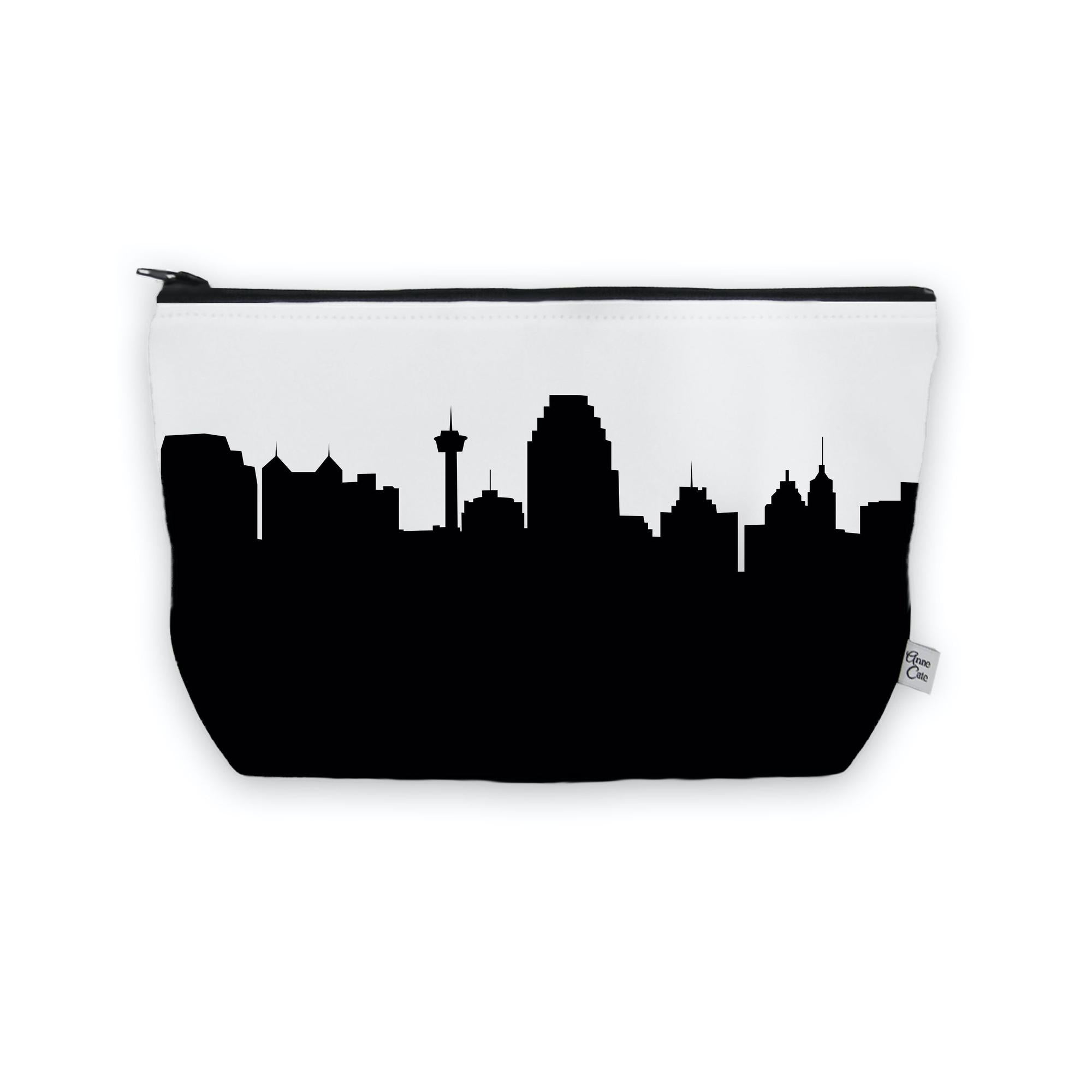 San Antonio TX Skyline Cosmetic Makeup Bag-Anne Cate