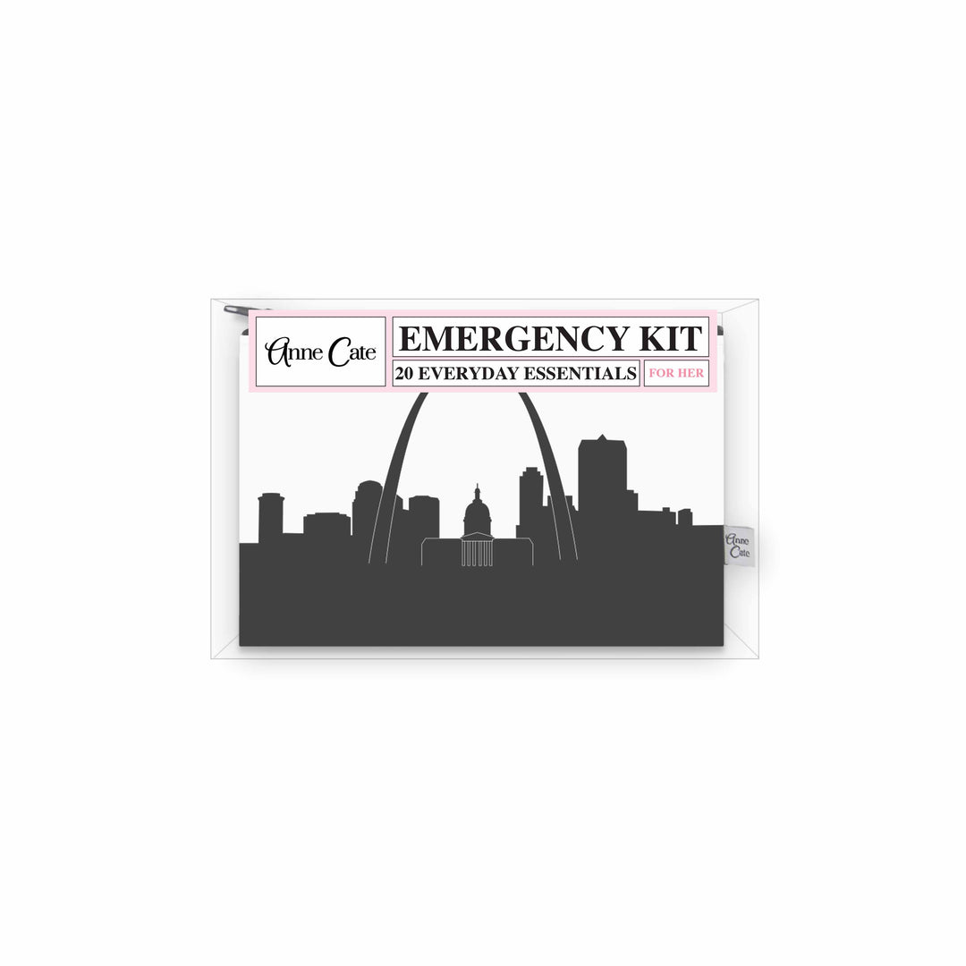 St. Louis MO Mini Wallet Emergency Kit - For Her