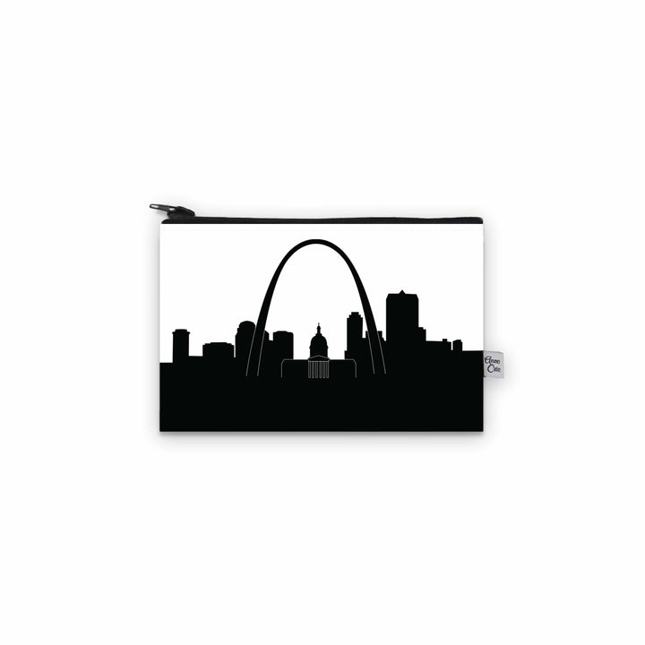 St. Louis MO Skyline Vegan Leather Mini Wallet