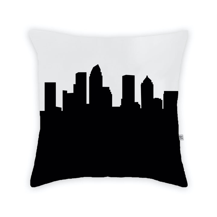 Tampa FL Skyline Large Throw Pillow