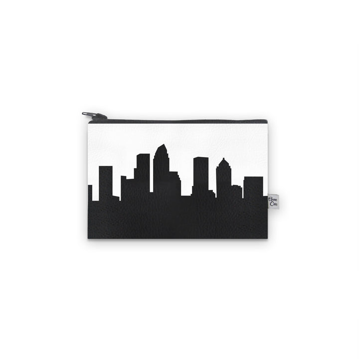 Tampa FL Skyline Vegan Leather Mini Wallet