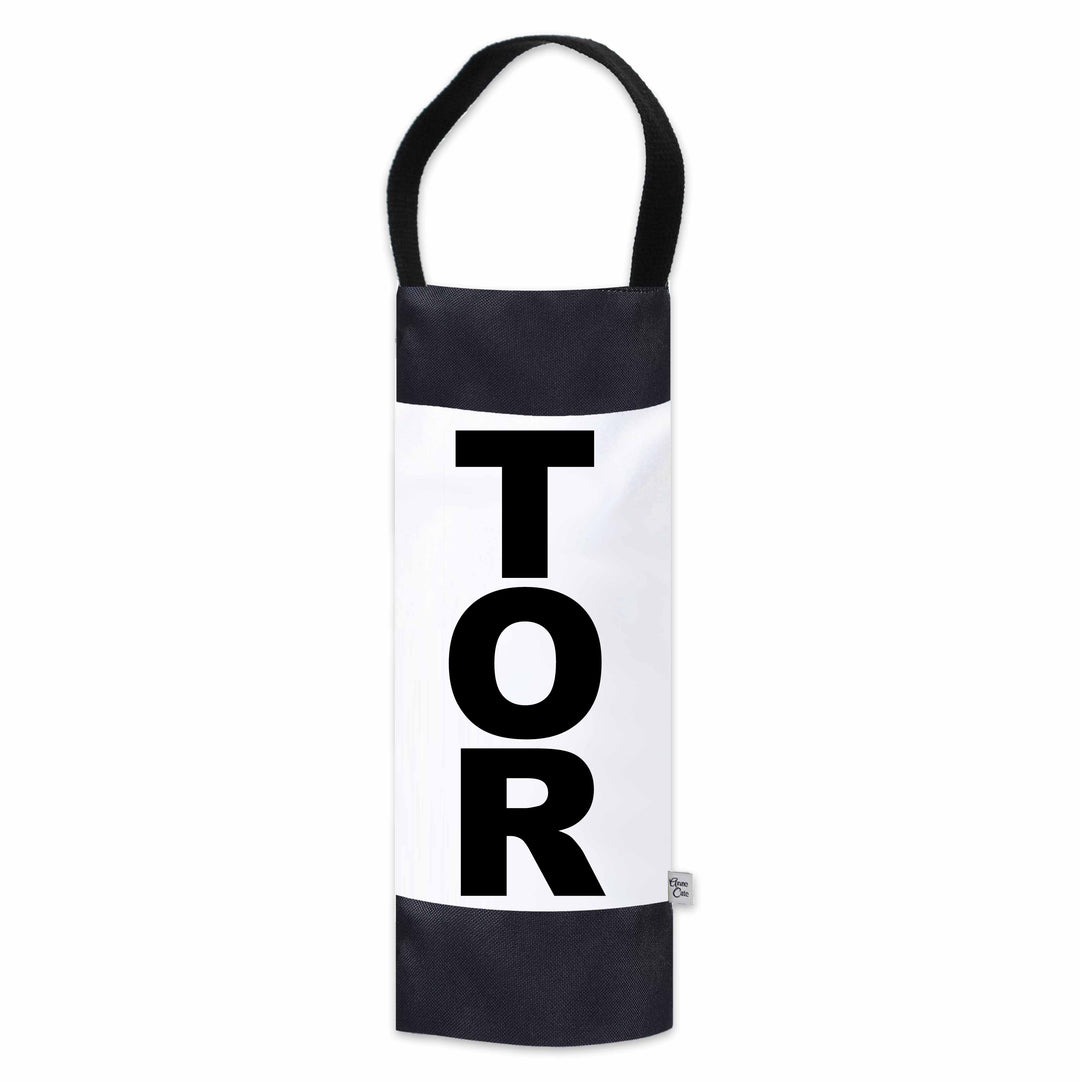 TOR (Toronto) City Abbreviation Canvas Wine Tote