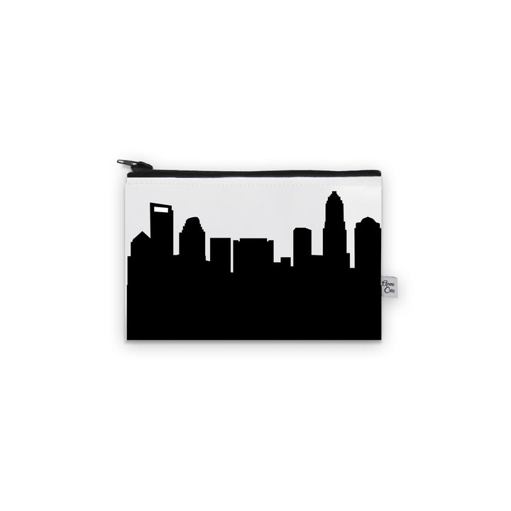 Charlotte NC Skyline Canvas Mini Purse