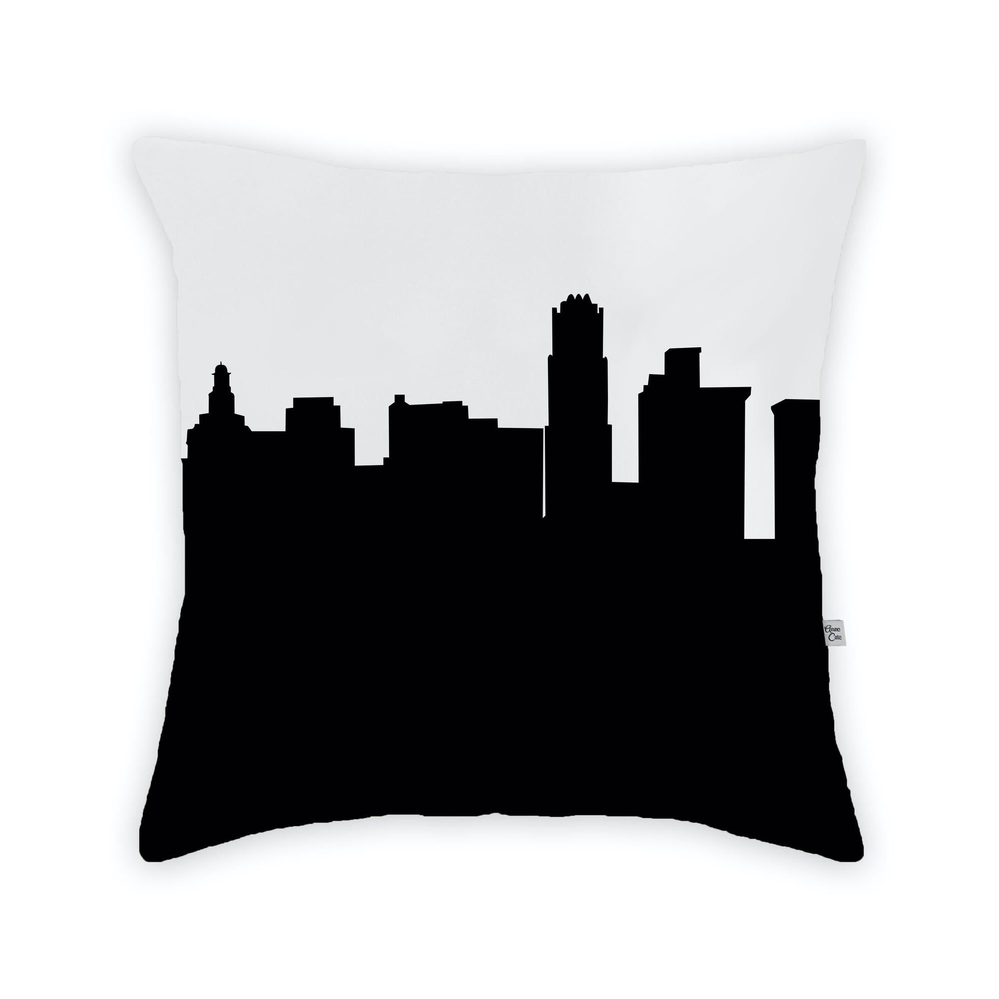 Youngstown OH Skyline Large Throw Pillow - Anne Cate